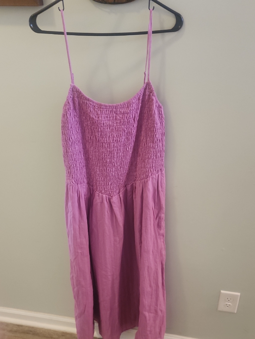American Eagle Outfitters Fuchsia Dress With Pockets Aerie